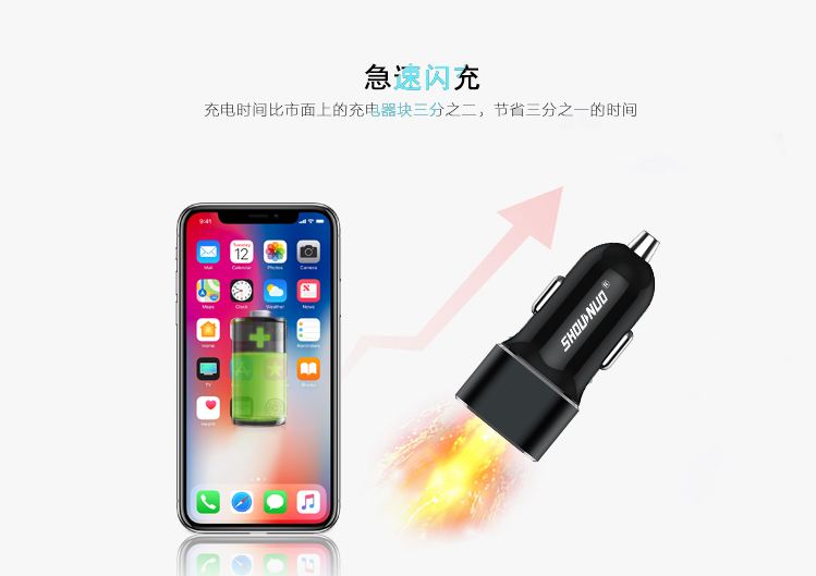 車載充電器USB