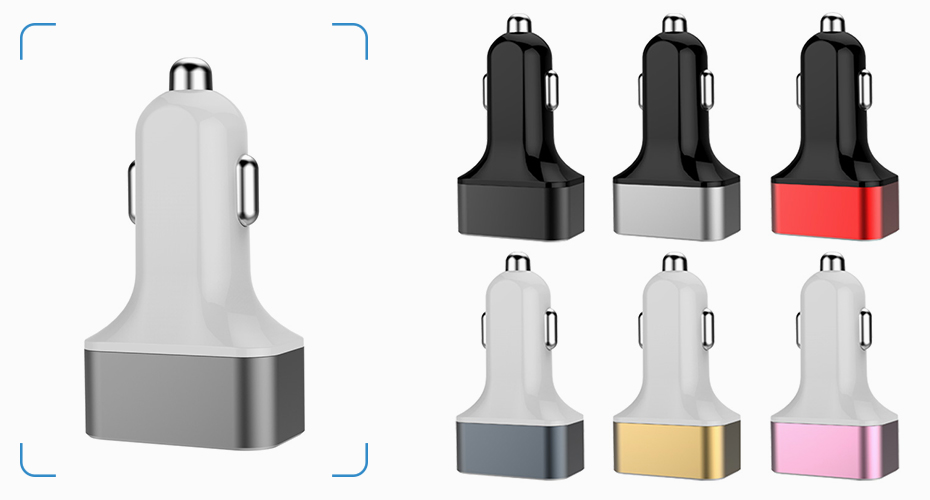 金屬頭快充QC3.0車(chē)載充電器